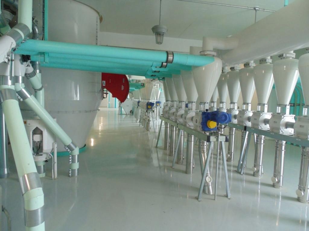 Pneumatic Conveying Systems: Features Long Conveying Distances Flexible Layout of Conveying Pipe Less