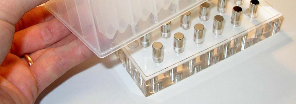 CS15096) is a magnetic separation rack suitable for use in protocols with magnetic beads.