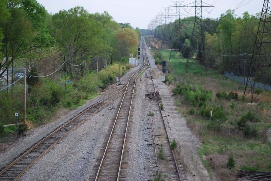 Section of S Line south of Bellwood