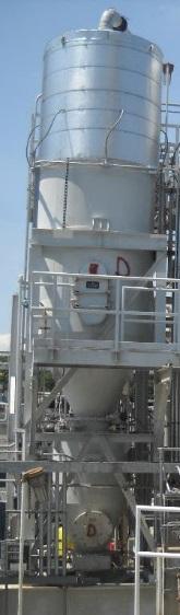 Filter Separator and Waste Handling Collects spent sorbent byproduct