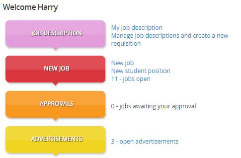 Previewing Job Advertisement Supervisor and Hiring Manager roles STEP 1: Once the job has been posted to the TC