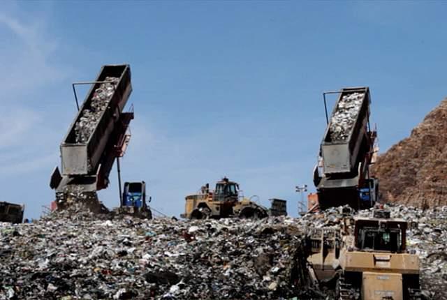 The waste material will be fed to the recycling plant where the different waste materials such as; steel, plastic, paper, wood, glass, rock and many other