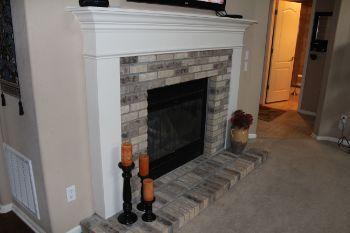 Materials: Family Room Materials: Prefabricated gas fireplace