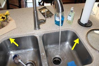 9. Trash Compactor Caulking is advised in the counter top junction areas to prevent
