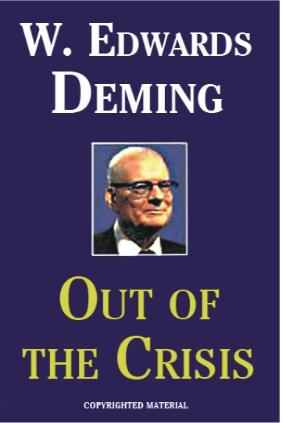 Deming, W.E. (1982) Out of the crisis. Cambridge, MA: MIT Press Deming believed American companies were in need of a transformation of management style and relations with industry.