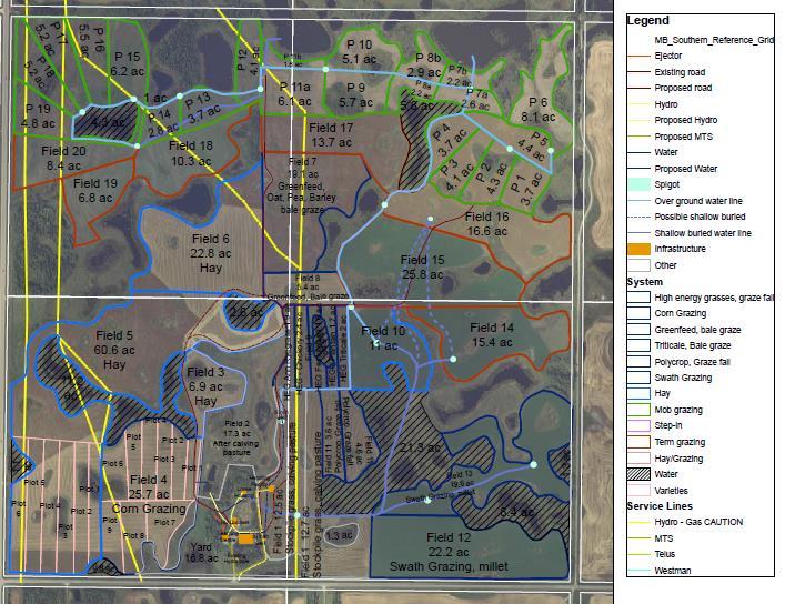 Brookdale Farm 640ac Status Ag Capability Class 2-5 Variable Landscape Riparian zones Brush Wildlife Eroded