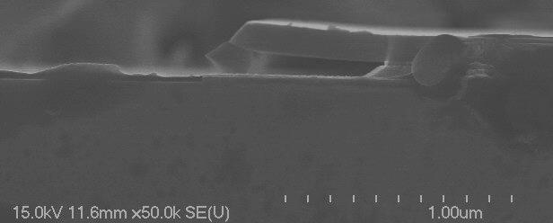 3.5 Result and Discussion Al side etching can be formed after the H 3 PO 4 solution treatment 20 sec at 45 C and observed by SEM. Fig.3-6.