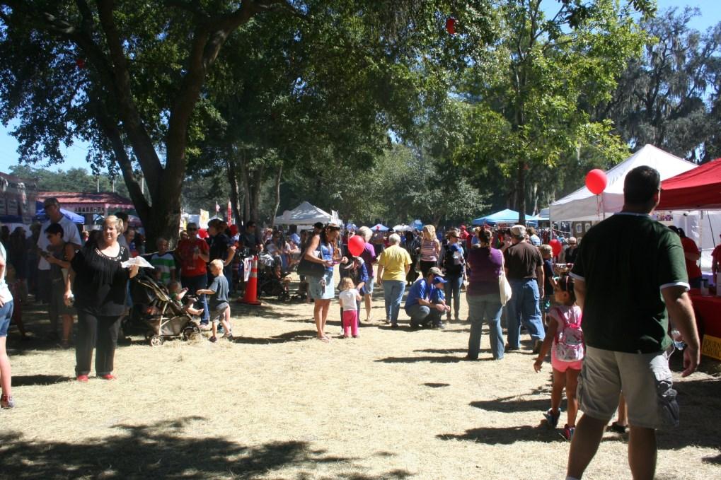 Fall Festival attracts attendees from all over North Florida and as far away as the Carolinas and Tennessee.