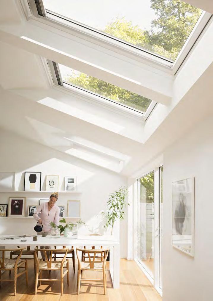 Add more natural light to your new room with a Genuine Velux Roof Window.