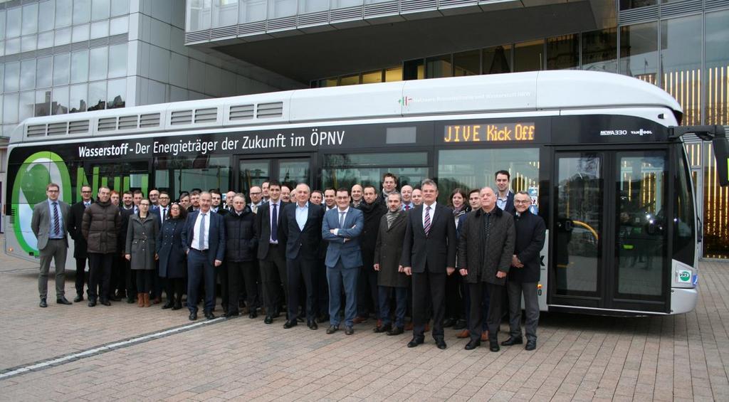 Europe: Launch of project JIVE - for a large scale deployment of fuel cell buses in Europe The 25th of January 2017 marks the launch of a game changing project in sustainable and clean urban