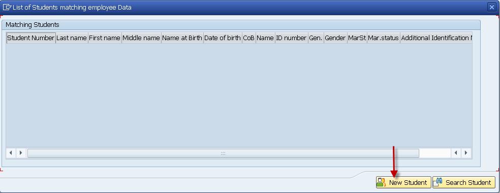 Enter the employee s social security number and gender On the List of Student matching employee Data, look to see if your