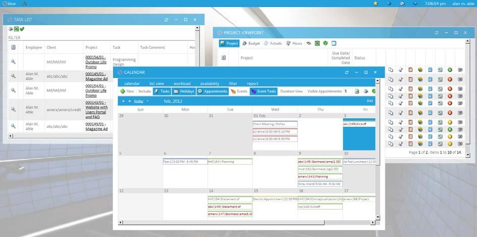 CREATE WORKSPACES An empty wrkspace might wrk well when yu want t pen and wrk with varius applicatins such as the Calendar, Prject Schedule, r Jb Jacket.