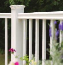TimberTech Railing Solutions RadianceRail System Clean. Crisp. Vibrant. TimberTech s RadianceRail System, available in Coastal White, adds a bright finish to any deck.