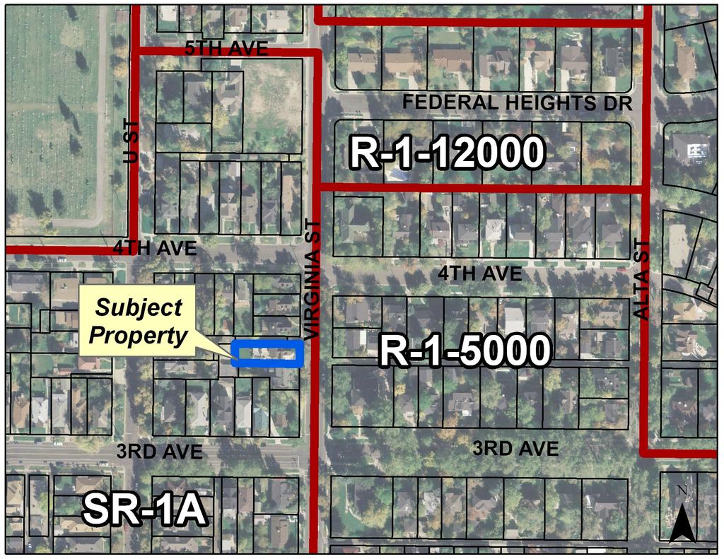 Vicinity Map Project Information Request The applicant would like to build an addition and to replace the windows that were not replaced as part of the 2004 remodel.