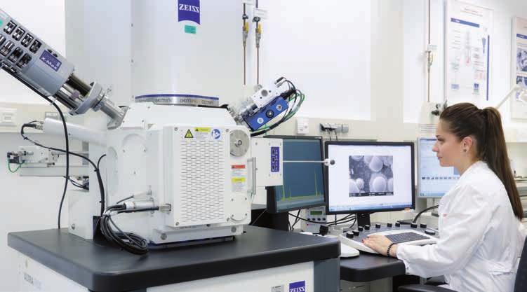 Indispensable supporting services 150,900 measurements run by materials science services in TechCenter Berlin (2017) Our analytical and materials science laboratories support customers with