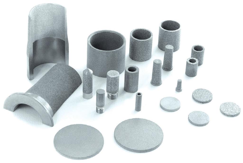 IN SINTERED METAL POWDER Sintered metal powder filter elements are the ideal choice for process filtration applications where high strength and excellent corrosion and