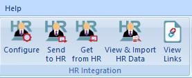 HR Integration In your Payroll software, on the Company tab card there is a HR Integration section which includes the following options: Configure; Send to HR; Get from HR, View & Import HR Data and