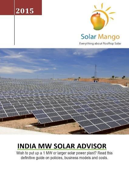 14. Action Plan For developers and investors looking for a clear plan of action to implement a MW Solar power plant, we provide an easy-to-follow action and decision chart that distils the critical