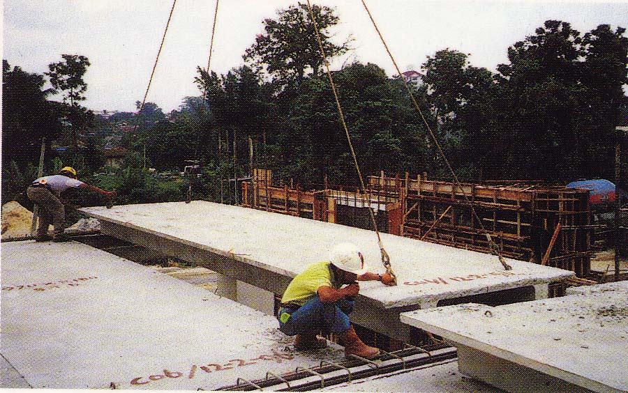 Typical Pre-cast Beam and Floor Deck