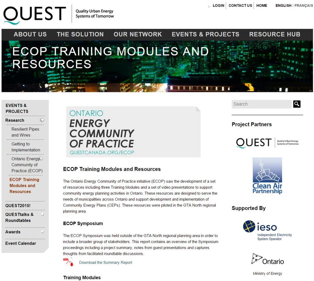 > Energy Community of Practice (ECOP)