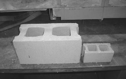 Small-scale modelling research at Drexel University over the past 30 years [1,2] has included experimental testing of masonry using one-quarter and one-third scale units.