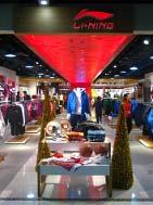 LI-NING brand store numbers and future