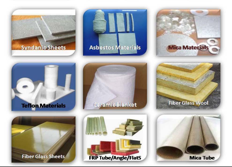 Thermal & Electrical Insulation Materials Supplying and exporting insulation boards and industrial insulation boards.