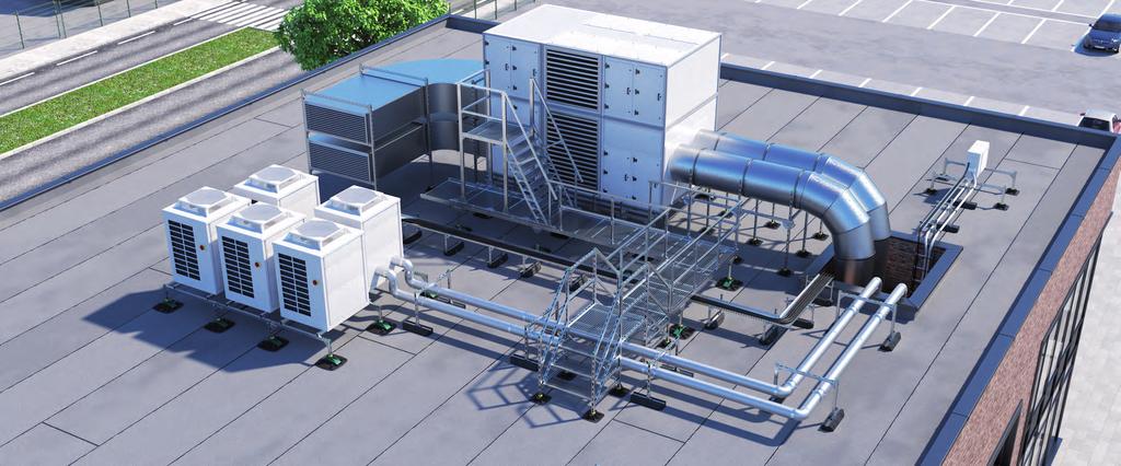 Walraven Rooftop Solutions I 5 6 2 3 6 1 2 4 7 The possibilities are endless 5 From small AC-units to high load machinery and from service decks to step-overs, Walraven can do it all - and more.