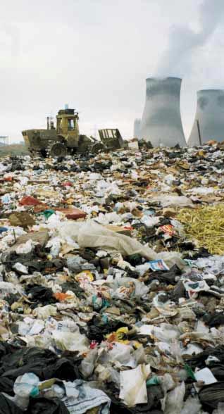 34 Chapter 4: Carbon and waste management Landfill is still the dominant waste disposal route in the UK.