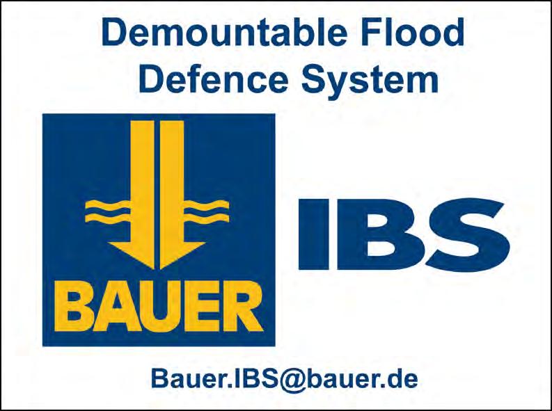 TECHNICAL INNOVATIONS BAUER-IBS Demountable Flood Defence System