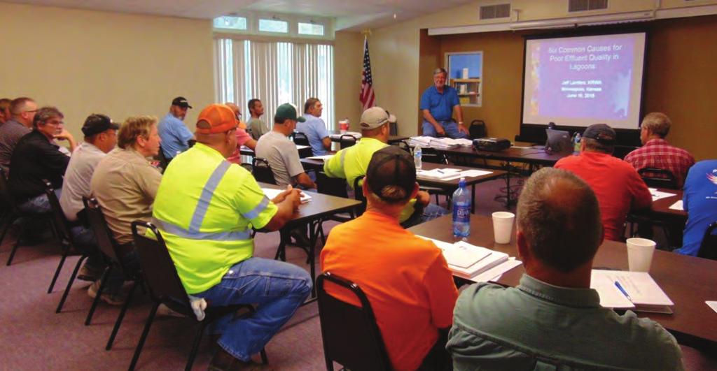 KRWA Wastewater system training Attended by hundreds t raining is a major aspect of the services offered by the Kansas Rural Water Association. Training is the mission of KRWA.