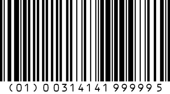 GS1 Barcodes that Carry GTIN plus Secondary Information (shown encoding GTIN only):