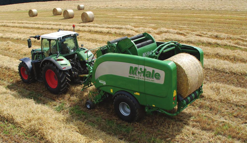 Hay/ Straw The McHale Fusion Vario is a unique machine which benefits from two new McHale patents.