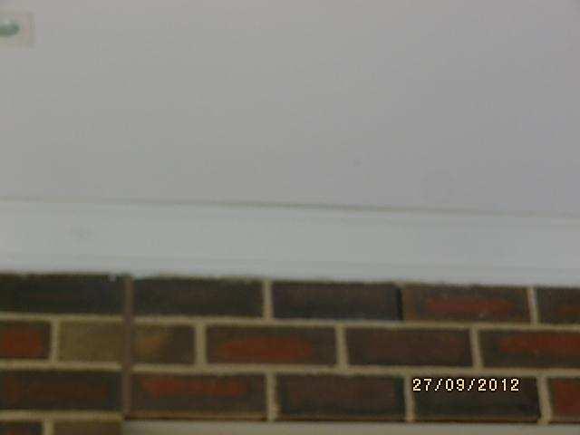 7) The cornice under the decking area at the