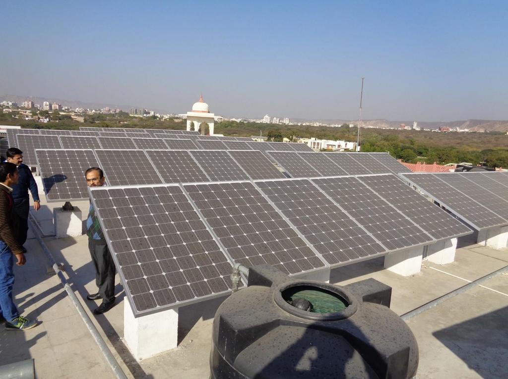 Aranya Bhawan: Solar Energy Generation Grid connected rooftop