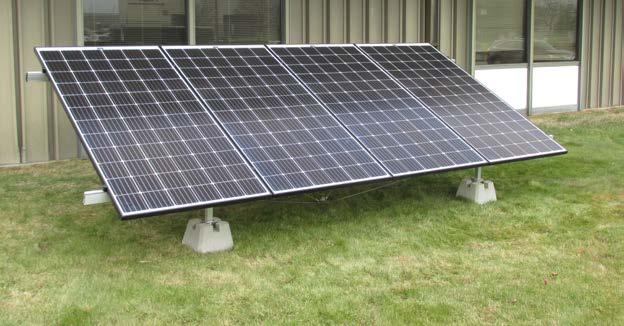 FUSION Photovoltaic Panels can be located on the roof or on the ground.