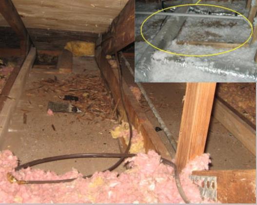 if the attic floor is not air sealed.