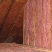 For energy efficiency, a knee wall and the attic floor in the attic space behind it should be properly insulated and