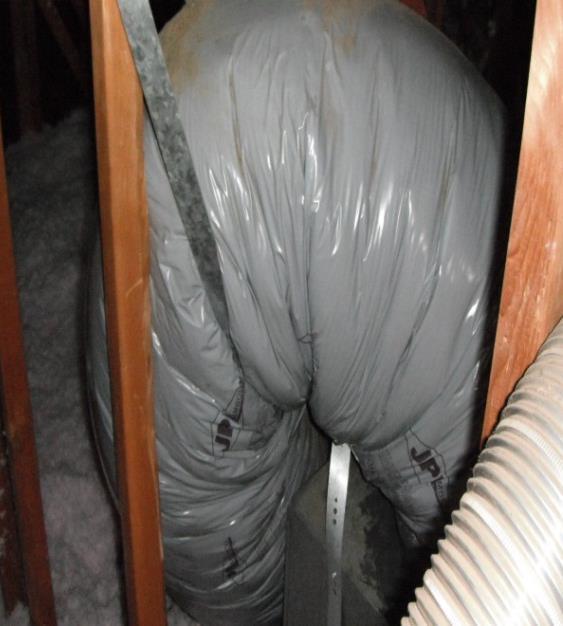 Ducts Bent ducts will obstruct airflow and prevent the heating/cooling systems from performing