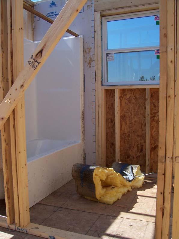 An easy method is to first insulate, then install a thin material such as