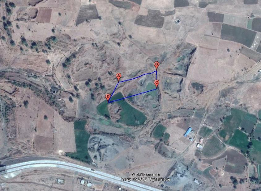 Satellite Image of the Mining Area: Details of Alternate Site Considered and the Basis of Selecting the Proposed Site, Particularly the Environmental Considerations Gone Into Should Be Highlighted: