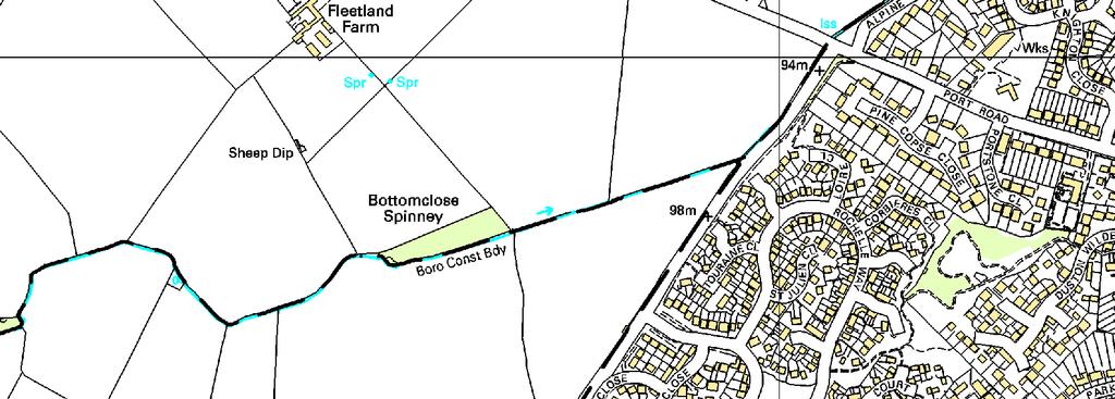 Area around Harpole parish Local Geological Site Local
