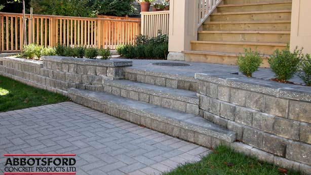 Garden WallScape STAIR Details Proper installation of stairs in a wall project requires the same care and
