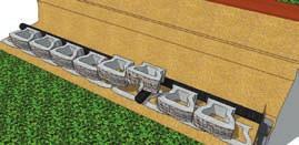 units Sweeping should create a 1 2" void in the core to accommodate the SecureLug s interlock Toe of Wall Impermeable Material Hand Compactor Hollow Core Impermeable Material Step 14 Drain Pipe