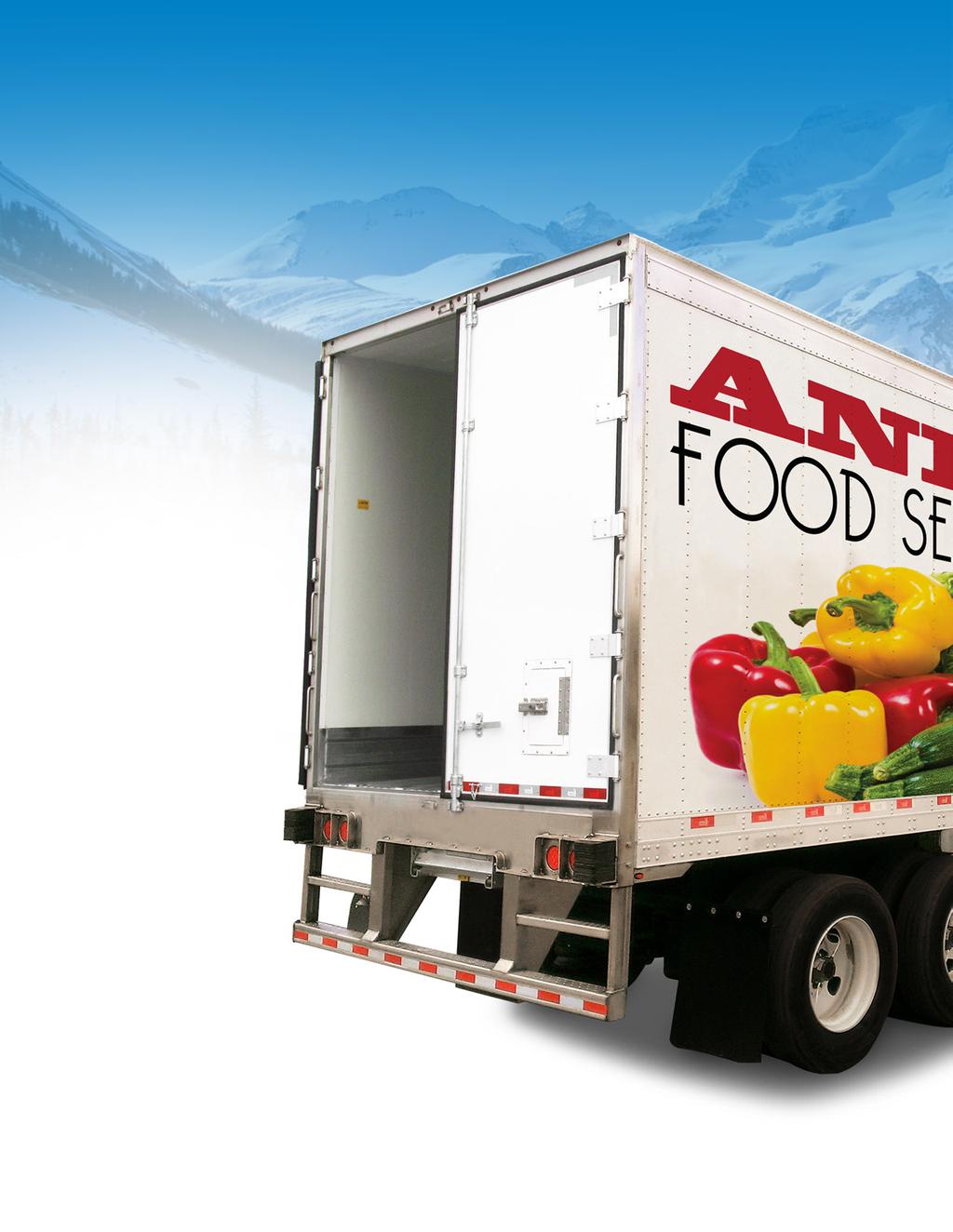 DETAILS THAT MAKE A REAL DIFFERENCE IN MULTI-TEMP/MULTI-STOP DISTRIBUTION Emperor G2 refrigerated distribution trailers are uniquely designed with extra features to protect perishable products, while