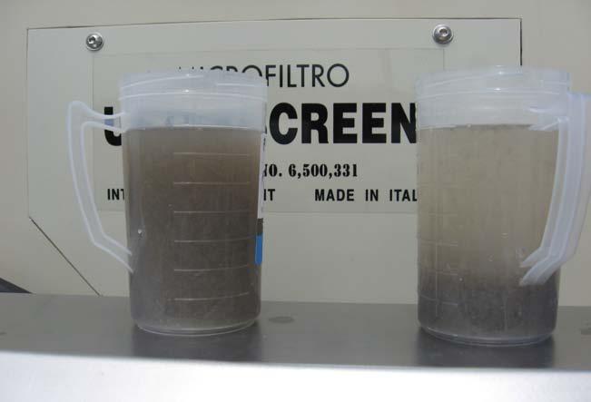 Comparison of Ultrascreen Reject Water Generation Rate Filter