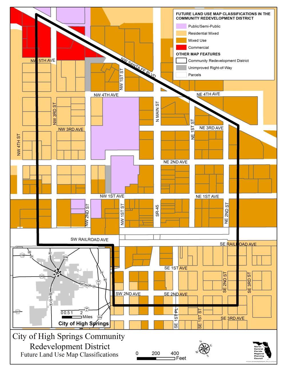 Figure 3 Future Land Use Map: High Springs Community Redevelopment District High Springs