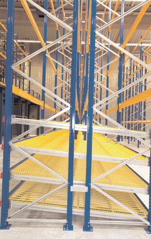 Drive-through racking is mainly utilised for order picking work.
