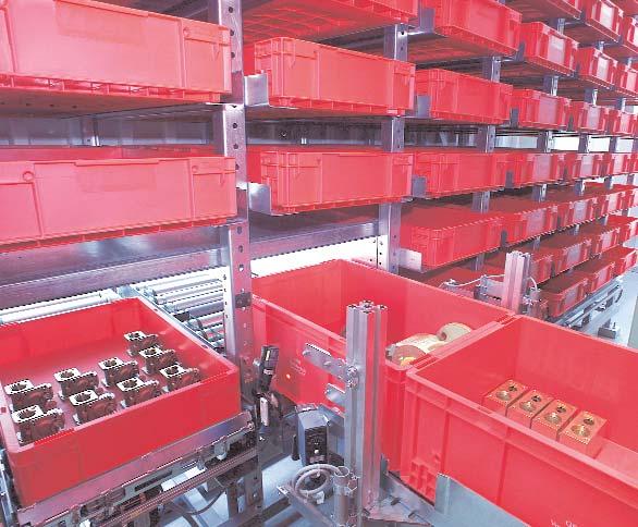 AKL mainly serves for the storage of small parts with large number of