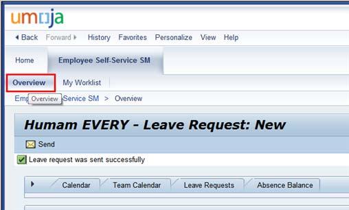 Create Leave Request - Umoja qa portal - Q3J - Windows Internet